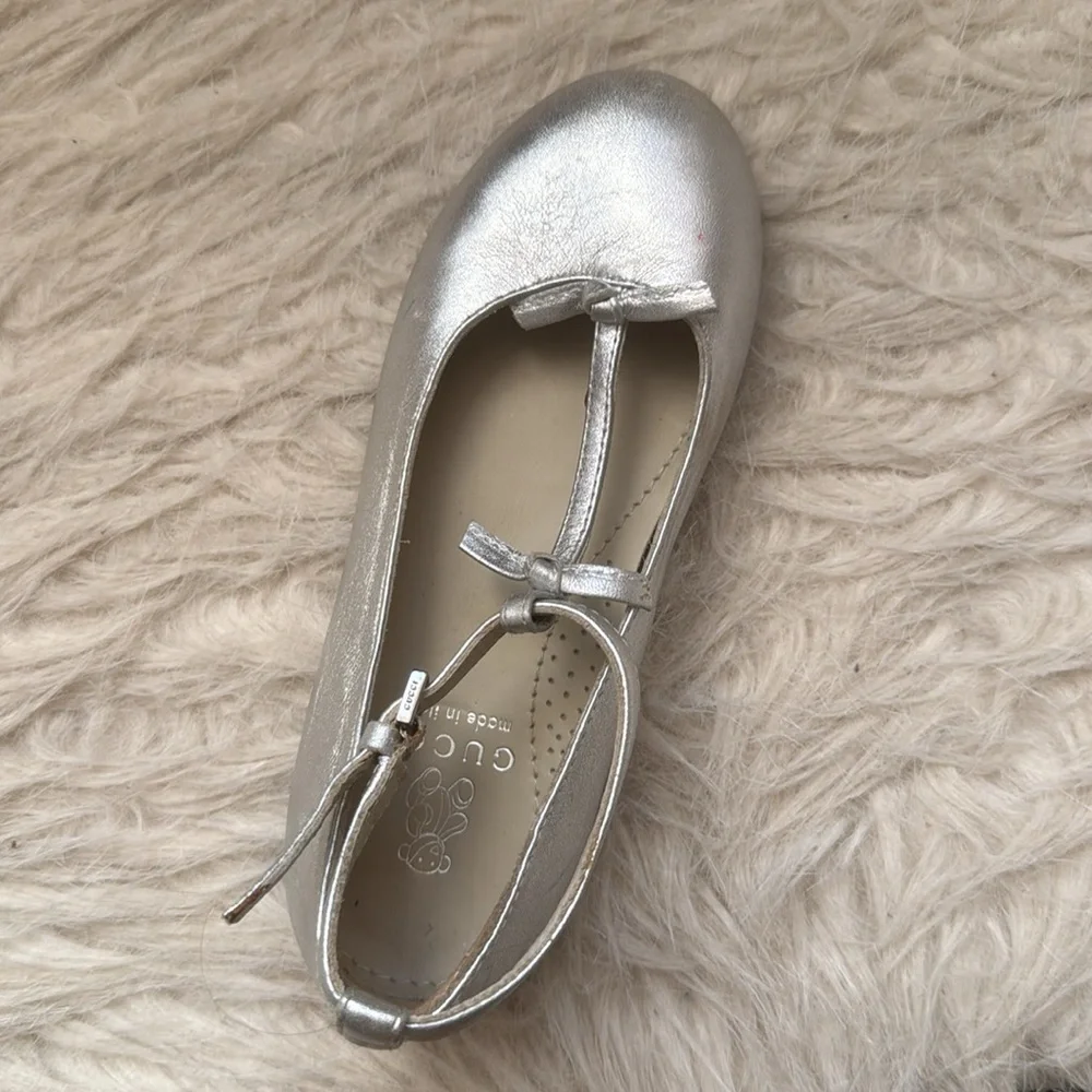 Gucci mary Jane bow kids ballet flats